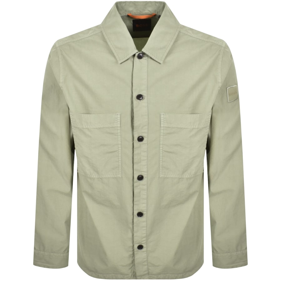 Image number 2 for BOSS Locky 2 Overshirt Green