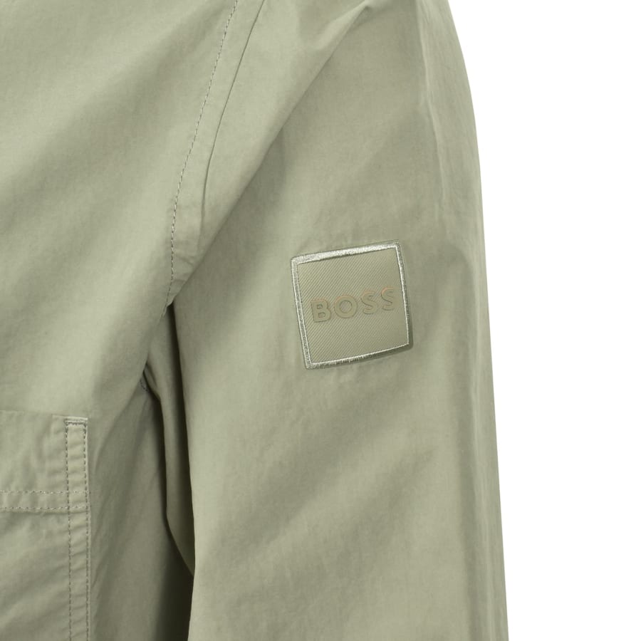 Image number 4 for BOSS Locky 2 Overshirt Green