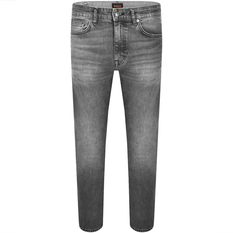 Image number 2 for BOSS Delaware Slim Fit Jeans Charcoal