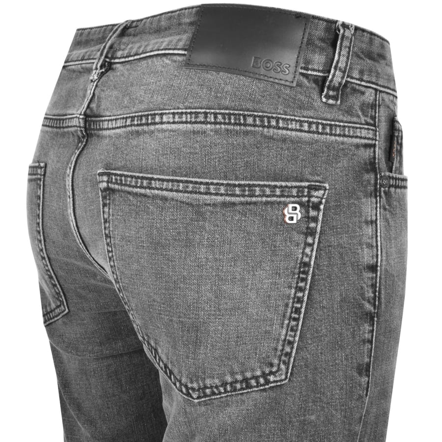 Image number 4 for BOSS Delaware Slim Fit Jeans Charcoal