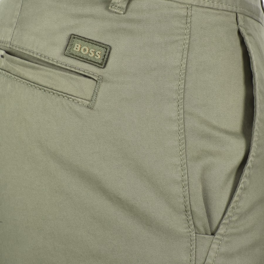 Image number 3 for BOSS Chino Slim Shorts Green