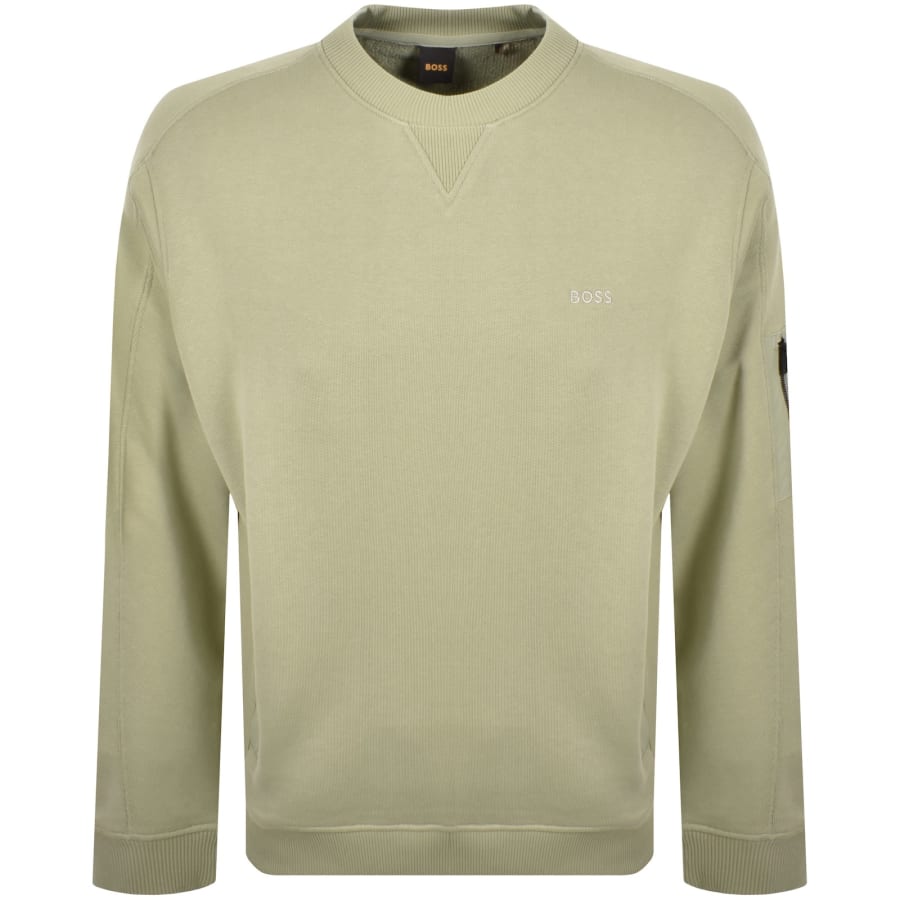 Image number 2 for BOSS We Mixed Sweatshirt Green