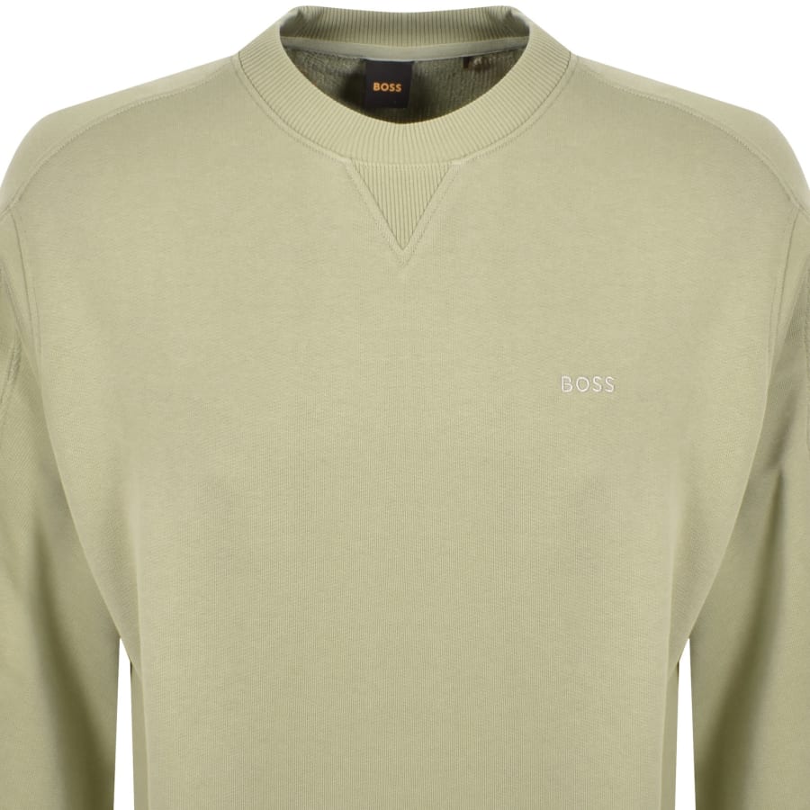Image number 3 for BOSS We Mixed Sweatshirt Green