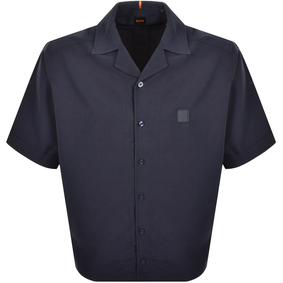 Image number 1 for BOSS Lapisy Relaxed Fit Shirt Blue