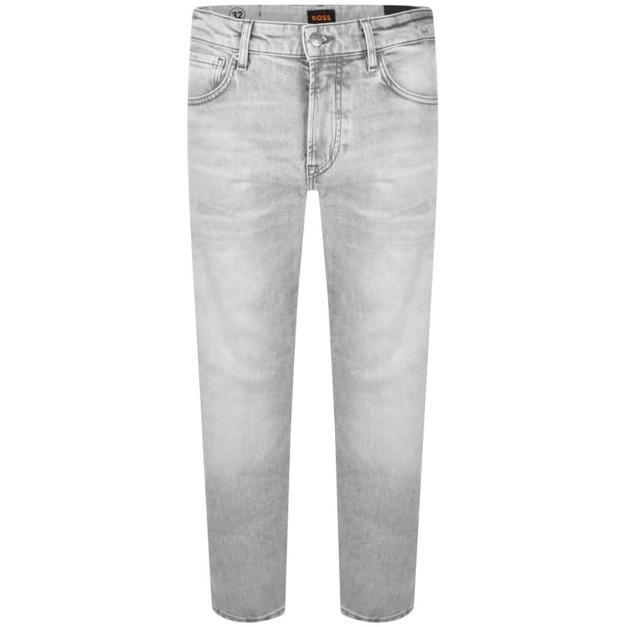 Image number 2 for BOSS Re Maine Regular Fit Light Wash Grey