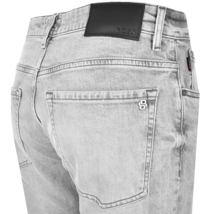 Image number 4 for BOSS Re Maine Regular Fit Light Wash Grey