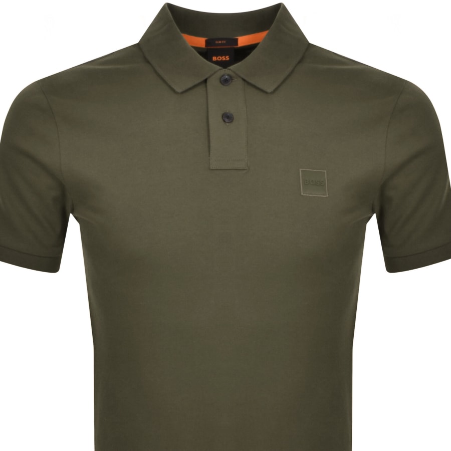 Image number 2 for BOSS Slim Fit Passenger Polo T Shirt Green