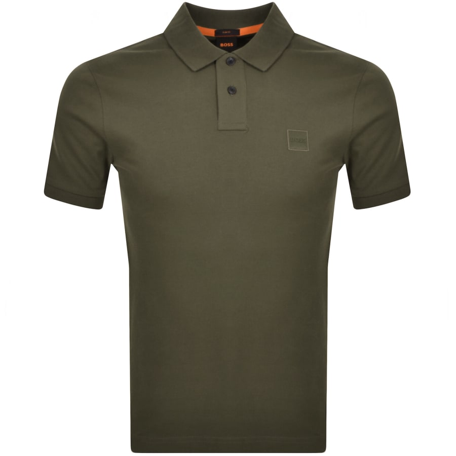 Image number 1 for BOSS Slim Fit Passenger Polo T Shirt Green