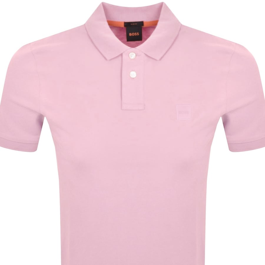 Image number 2 for BOSS Passenger Polo T Shirt Pink