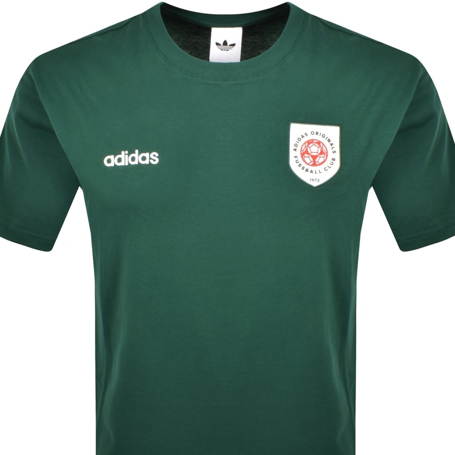 Image number 2 for adidas Originals Badge Graphic T Shirt Green