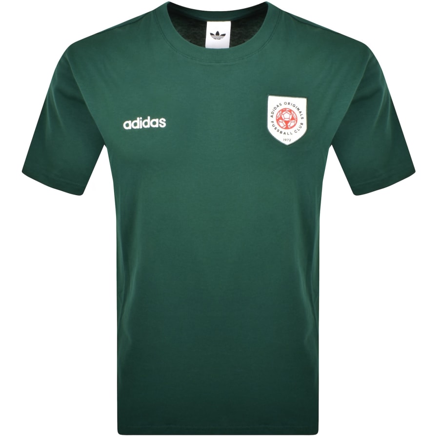 Image number 1 for adidas Originals Badge Graphic T Shirt Green