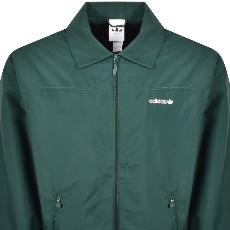 Image number 2 for adidas Originals Brushed Track Top Green