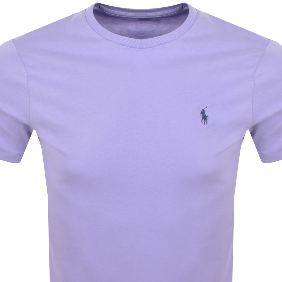 Image number 2 for Ralph Lauren Logo T Shirt Lavender