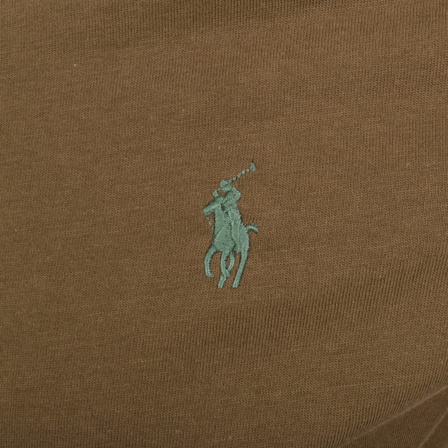 Image number 3 for Ralph Lauren Logo T Shirt Brown
