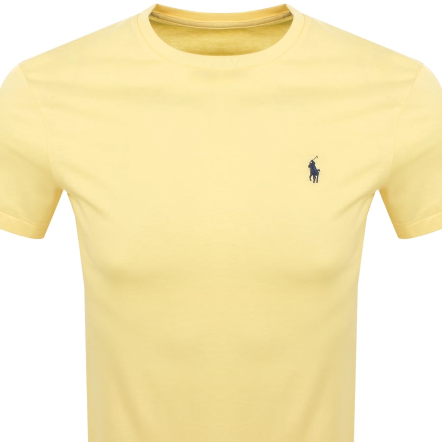 Image number 2 for Ralph Lauren Logo T Shirt Yellow