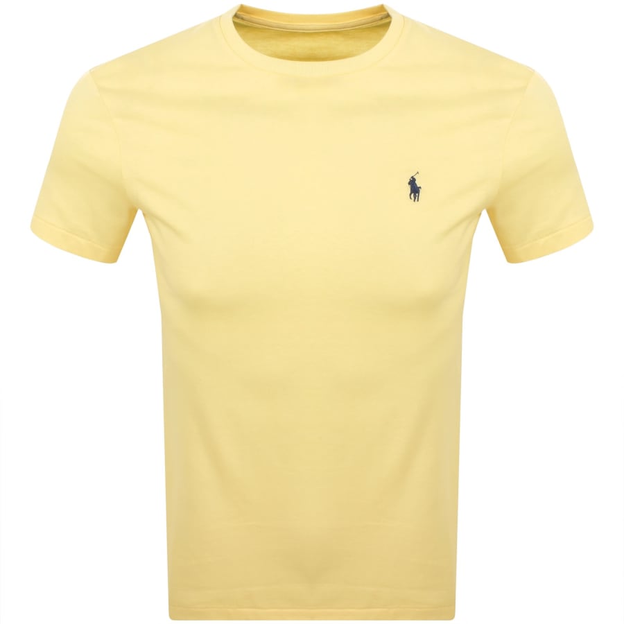 Image number 1 for Ralph Lauren Logo T Shirt Yellow