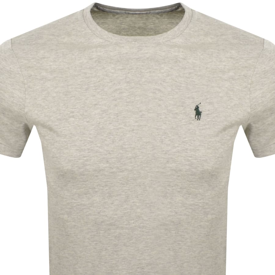 Image number 2 for Ralph Lauren Logo T Shirt Grey