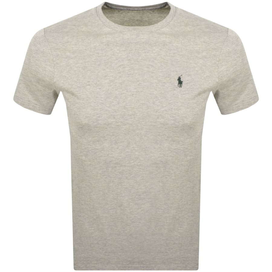 Image number 1 for Ralph Lauren Logo T Shirt Grey