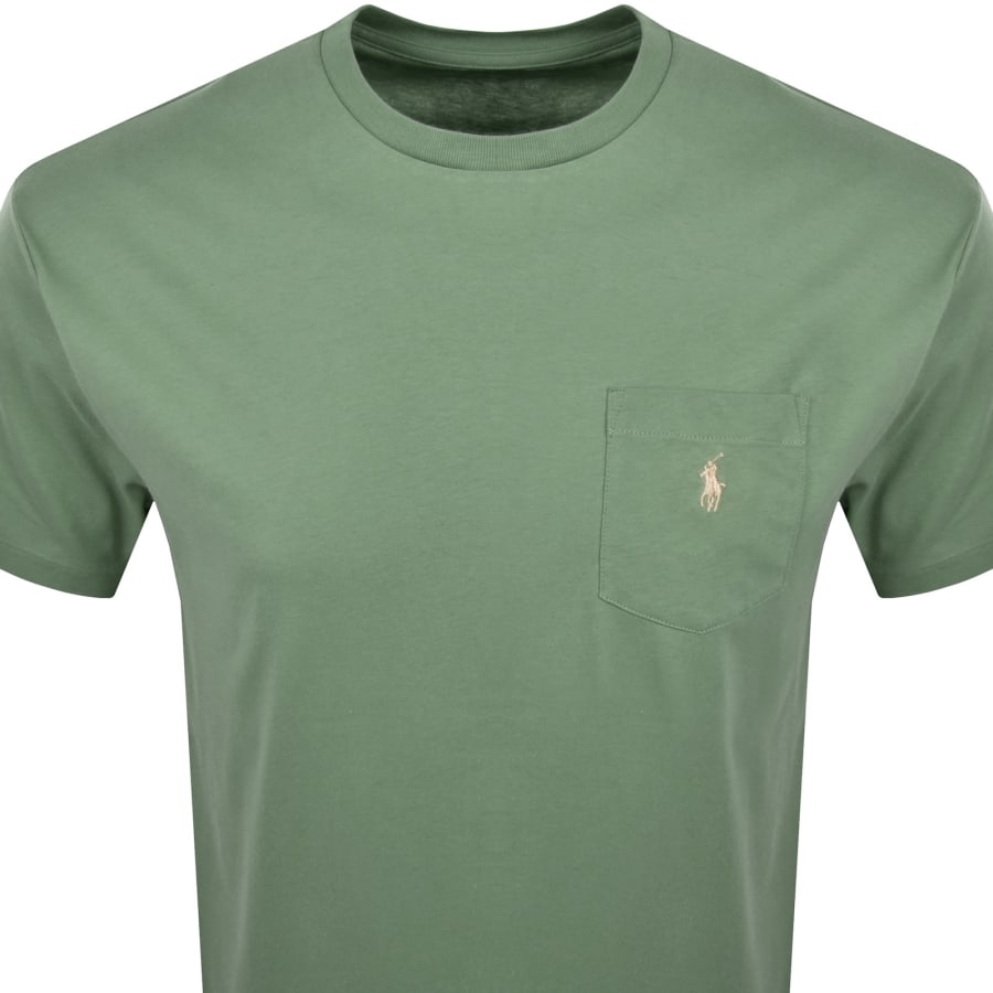 Image number 2 for Ralph Lauren Logo T Shirt Green