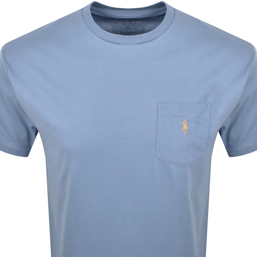 Image number 2 for Ralph Lauren Logo T Shirt Blue