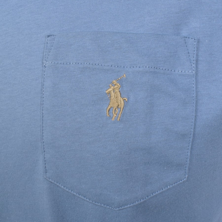 Image number 3 for Ralph Lauren Logo T Shirt Blue