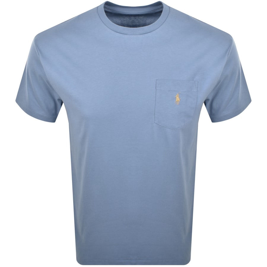 Image number 1 for Ralph Lauren Logo T Shirt Blue