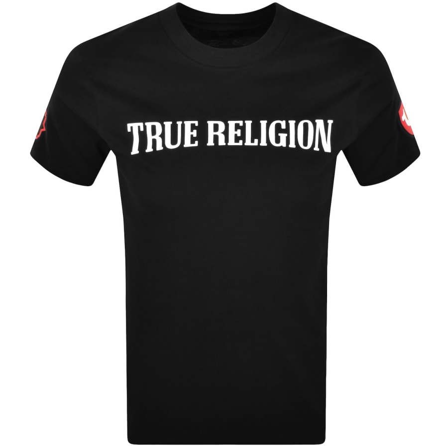 Image number 2 for True Religion Patch T Shirt Black