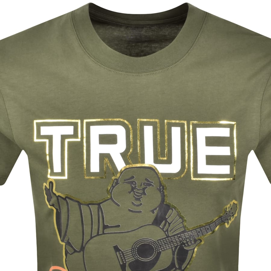 Image number 2 for True Religion Buddah T Shirt Kalamata Green