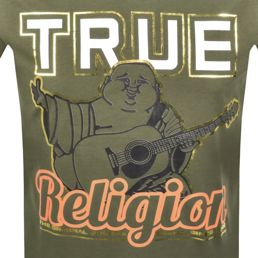 Image number 3 for True Religion Buddah T Shirt Kalamata Green