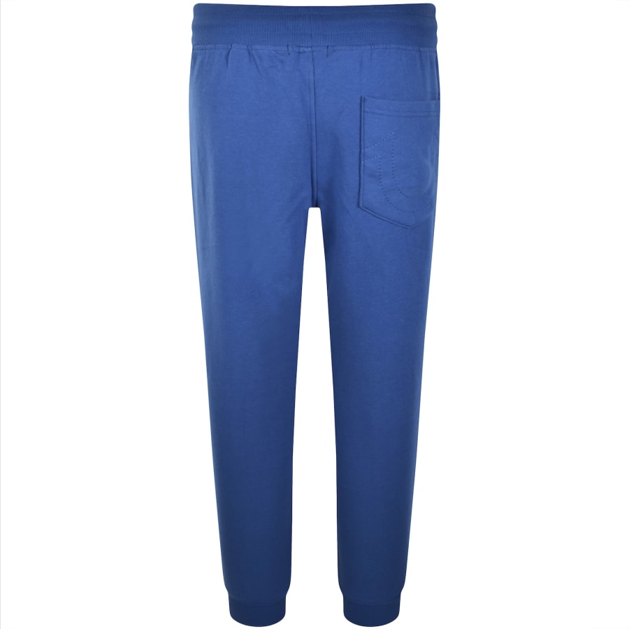 Image number 2 for True Religion Script Horseshoe Joggers Blue