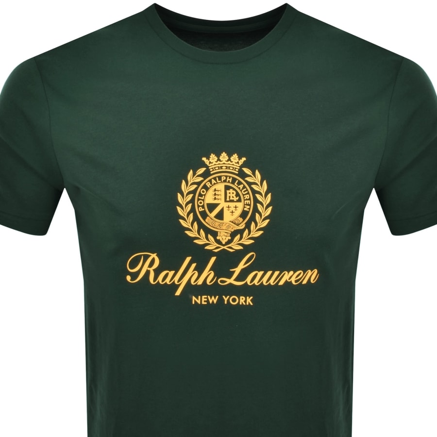 Image number 2 for Ralph Lauren Crew Neck T Shirt Forest Green