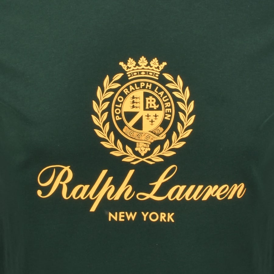 Image number 3 for Ralph Lauren Crew Neck T Shirt Forest Green