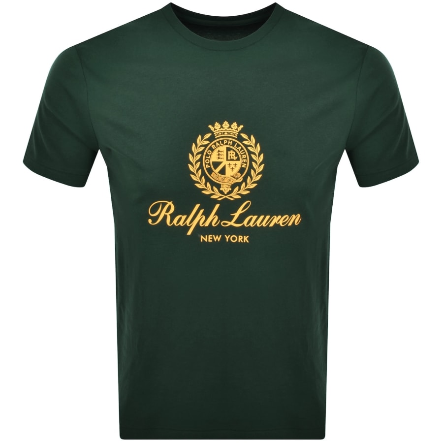 Image number 1 for Ralph Lauren Crew Neck T Shirt Forest Green
