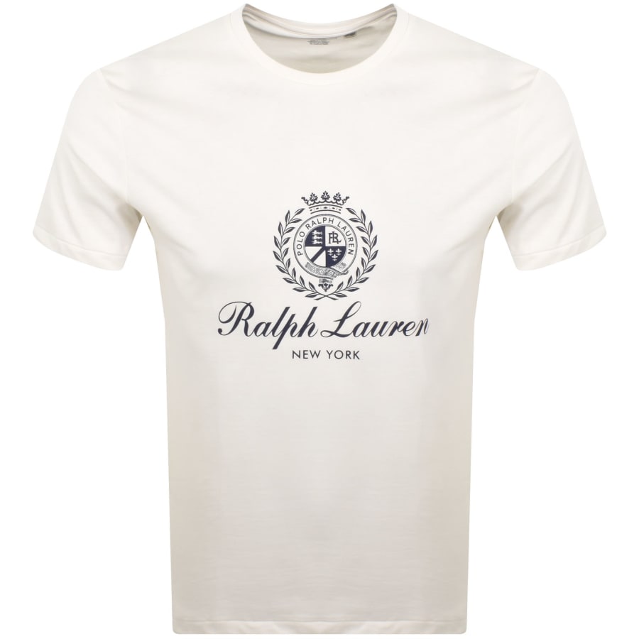 Image number 1 for Ralph Lauren Crew Neck T Shirt Off White