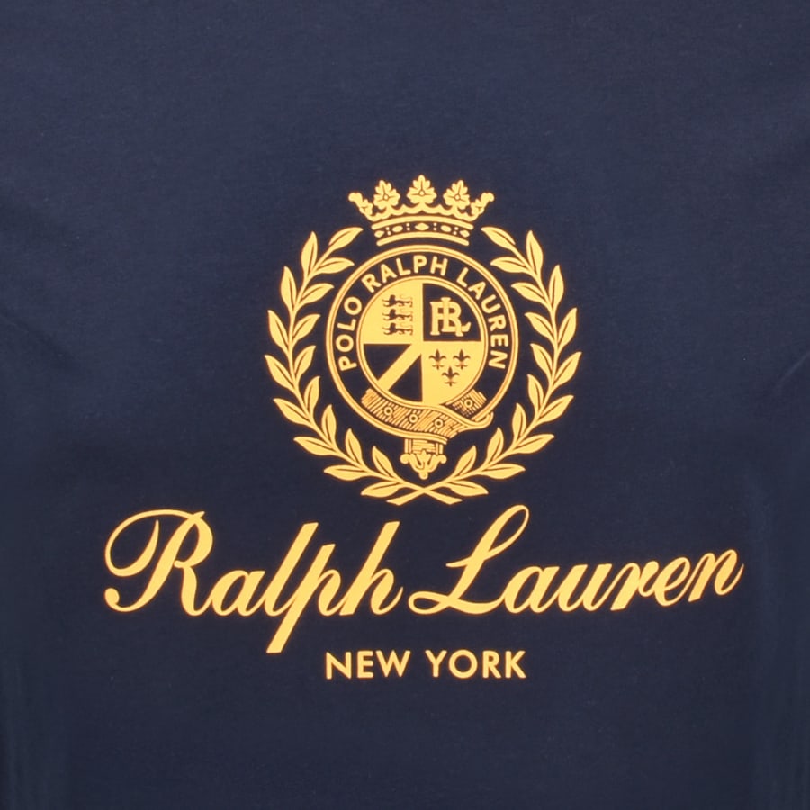 Image number 3 for Ralph Lauren Crew Neck T Shirt Navy