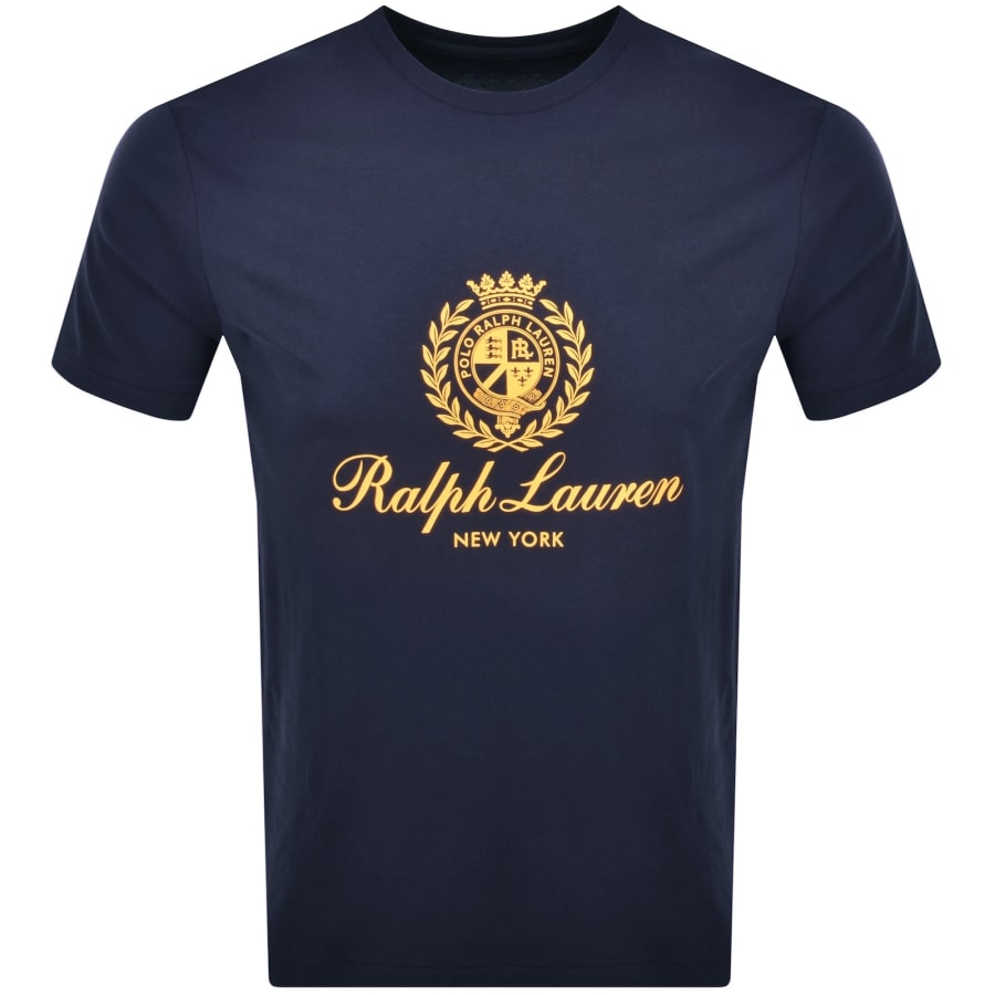 Image number 1 for Ralph Lauren Crew Neck T Shirt Navy