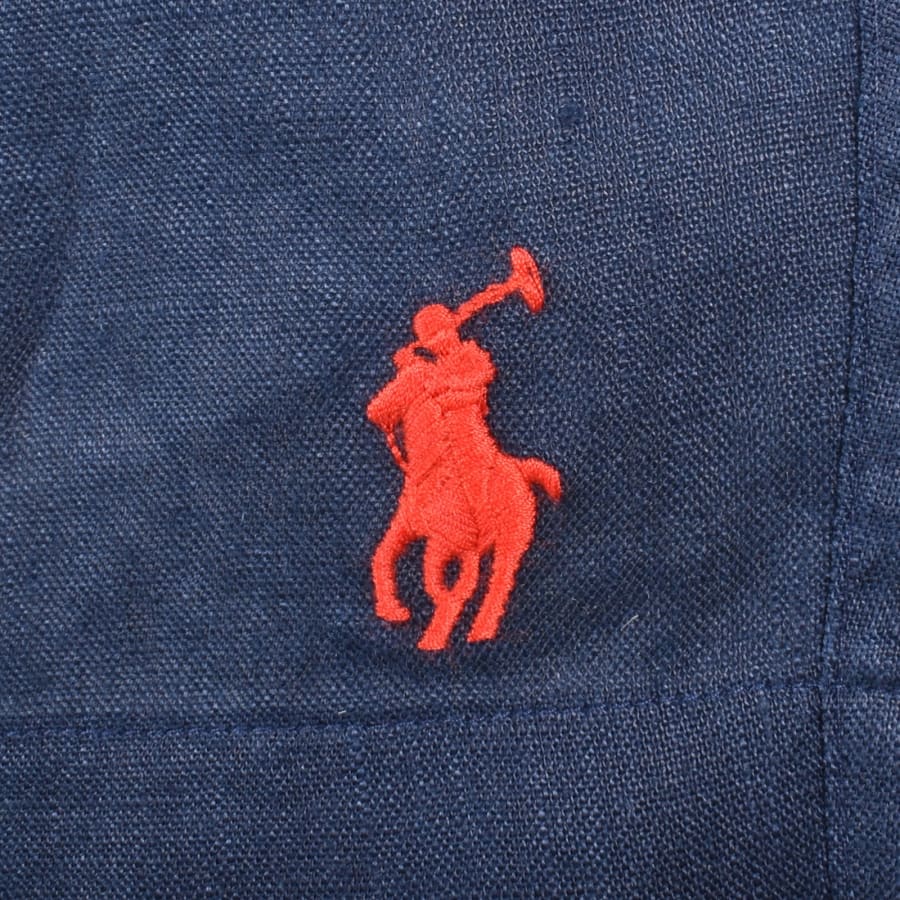Image number 3 for Ralph Lauren Linen Prepster Shorts Blue