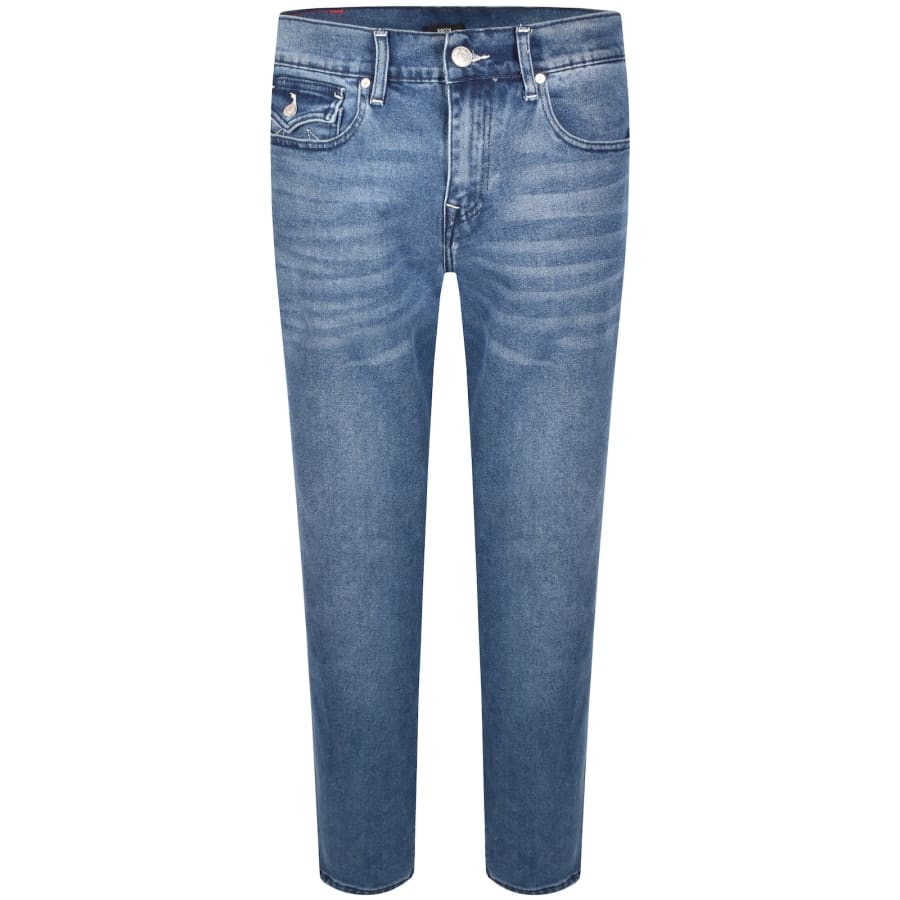 Image number 2 for True Religion Rocco Flap Skinny Jeans Blue