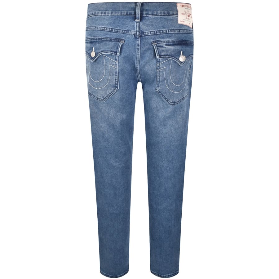 Image number 3 for True Religion Rocco Flap Skinny Jeans Blue