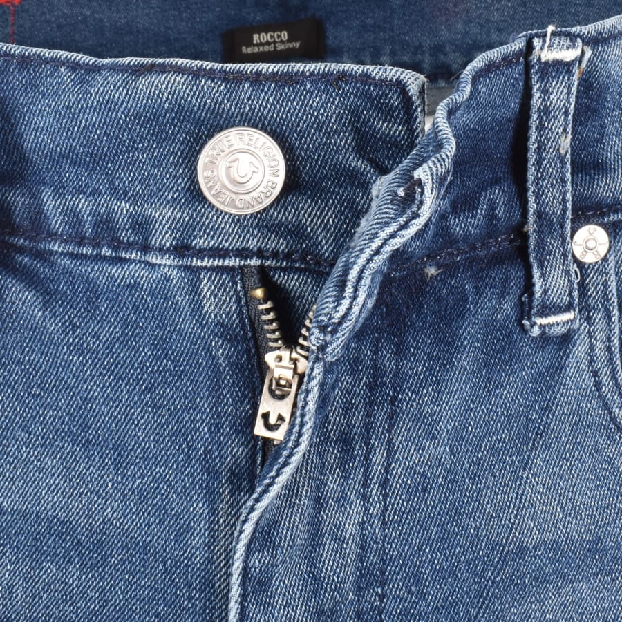 Image number 5 for True Religion Rocco Flap Skinny Jeans Blue