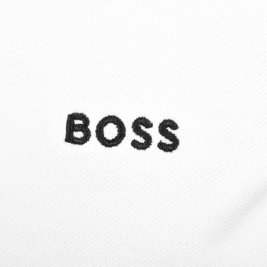 Image number 3 for BOSS Polo Sleeve Zone T Shirt White
