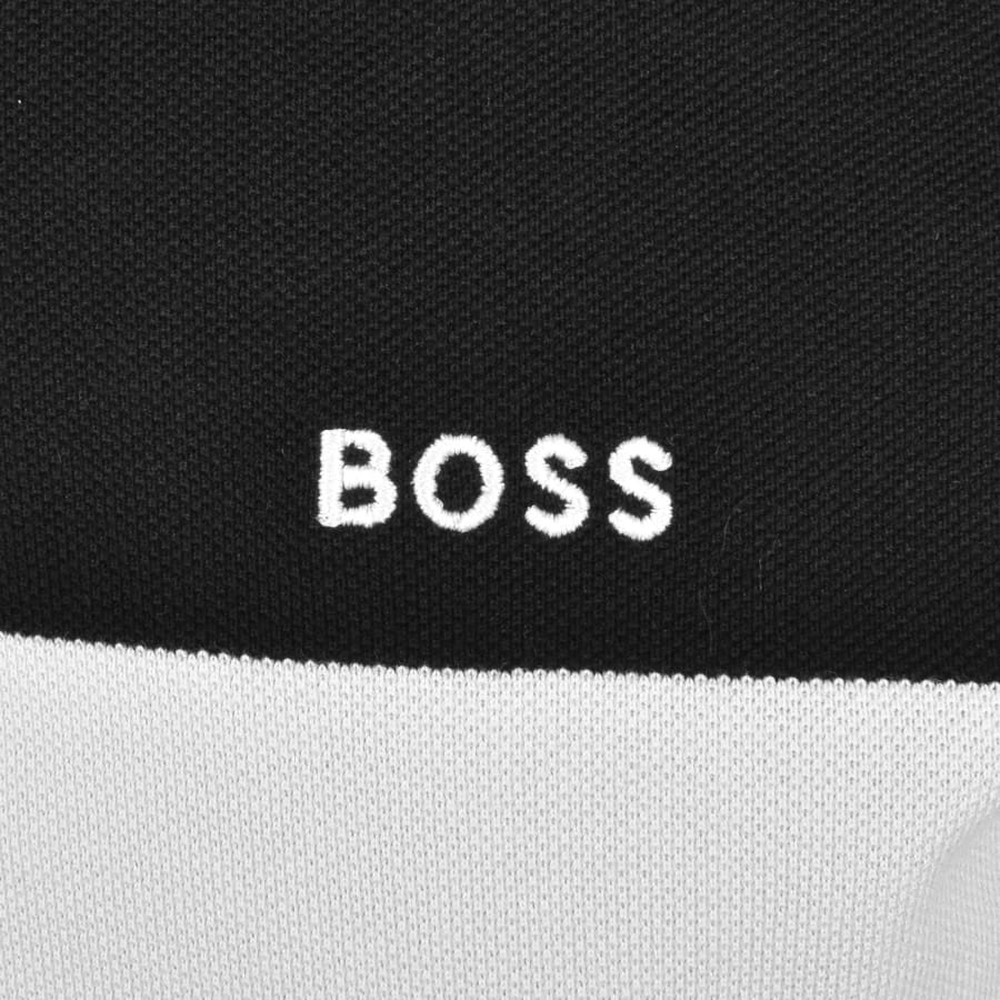 Image number 3 for BOSS Polo Stripe Zone T Shirt Black