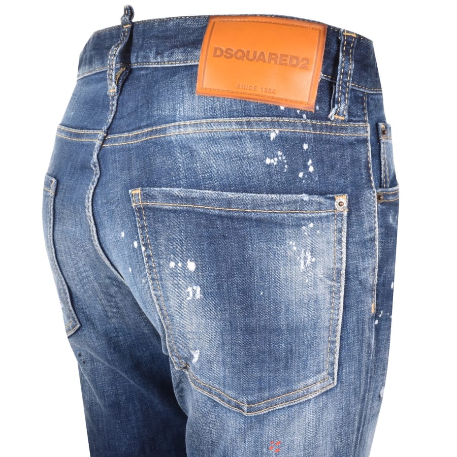 Image number 4 for DSQUARED2 Cool Guy Slim Fit Jeans Navy