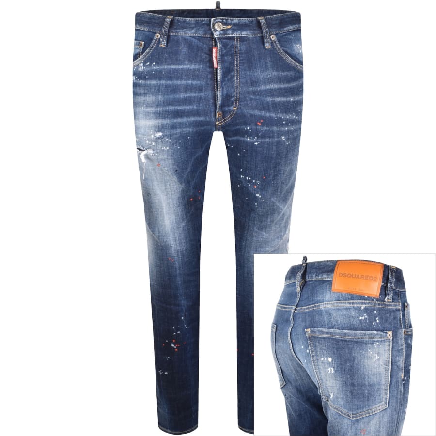 Image number 1 for DSQUARED2 Cool Guy Slim Fit Jeans Navy