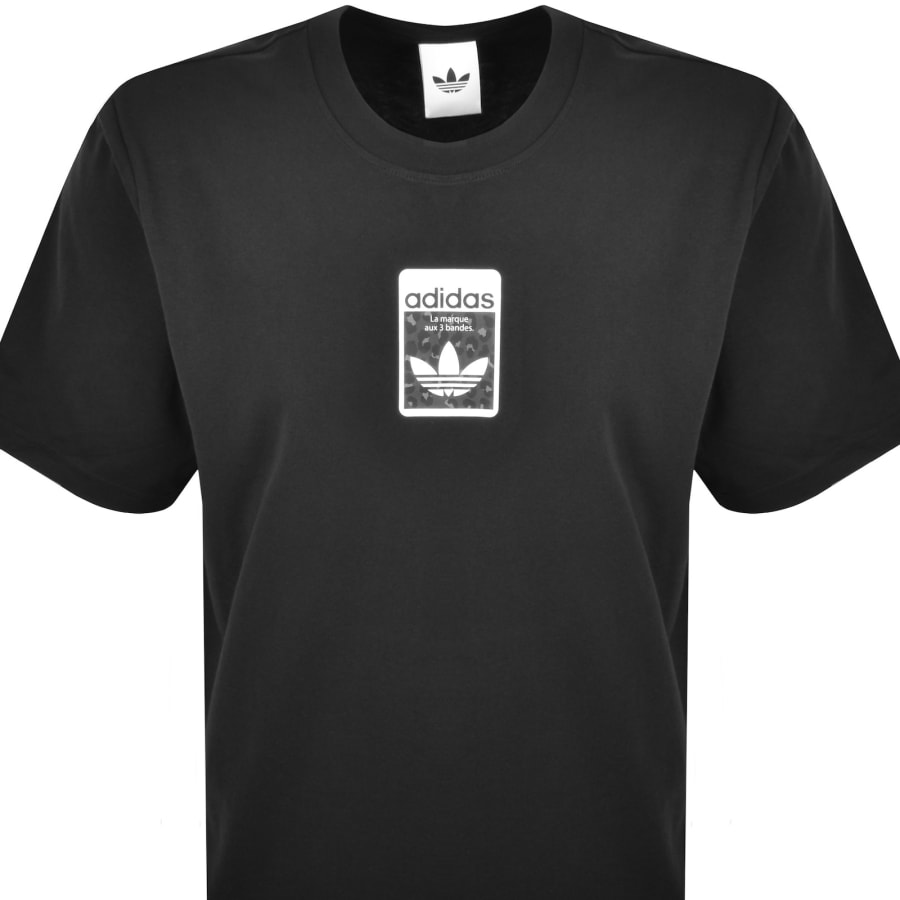 Image number 2 for adidas Originals Leo T Shirt Black