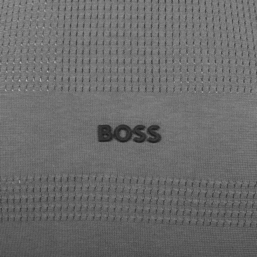 Image number 3 for BOSS Tee Retro T Shirt Grey