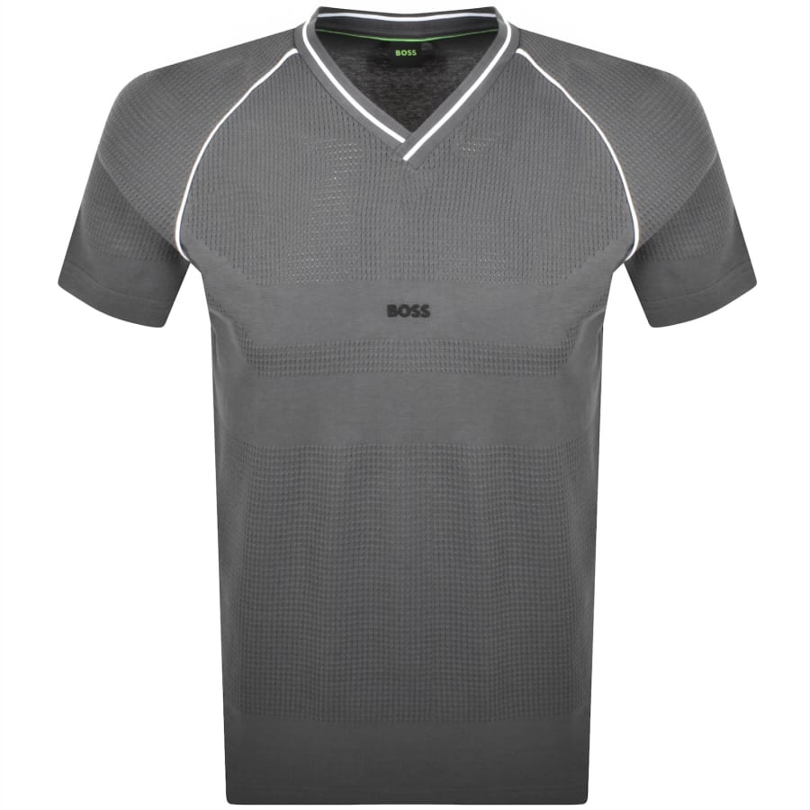 Image number 1 for BOSS Tee Retro T Shirt Grey