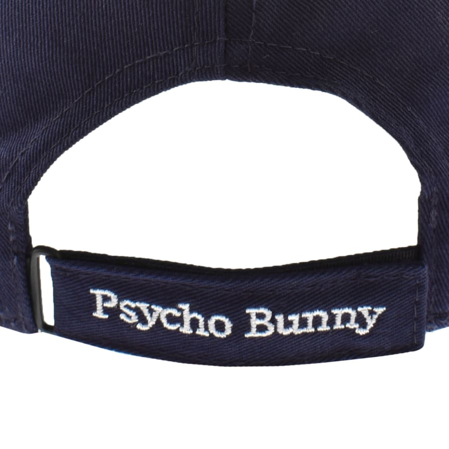 Image number 3 for Psycho Bunny Baseball Cap Navy