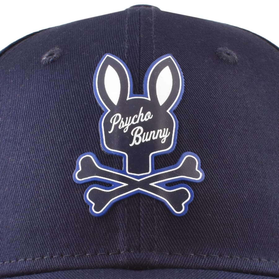 Image number 4 for Psycho Bunny Baseball Cap Navy