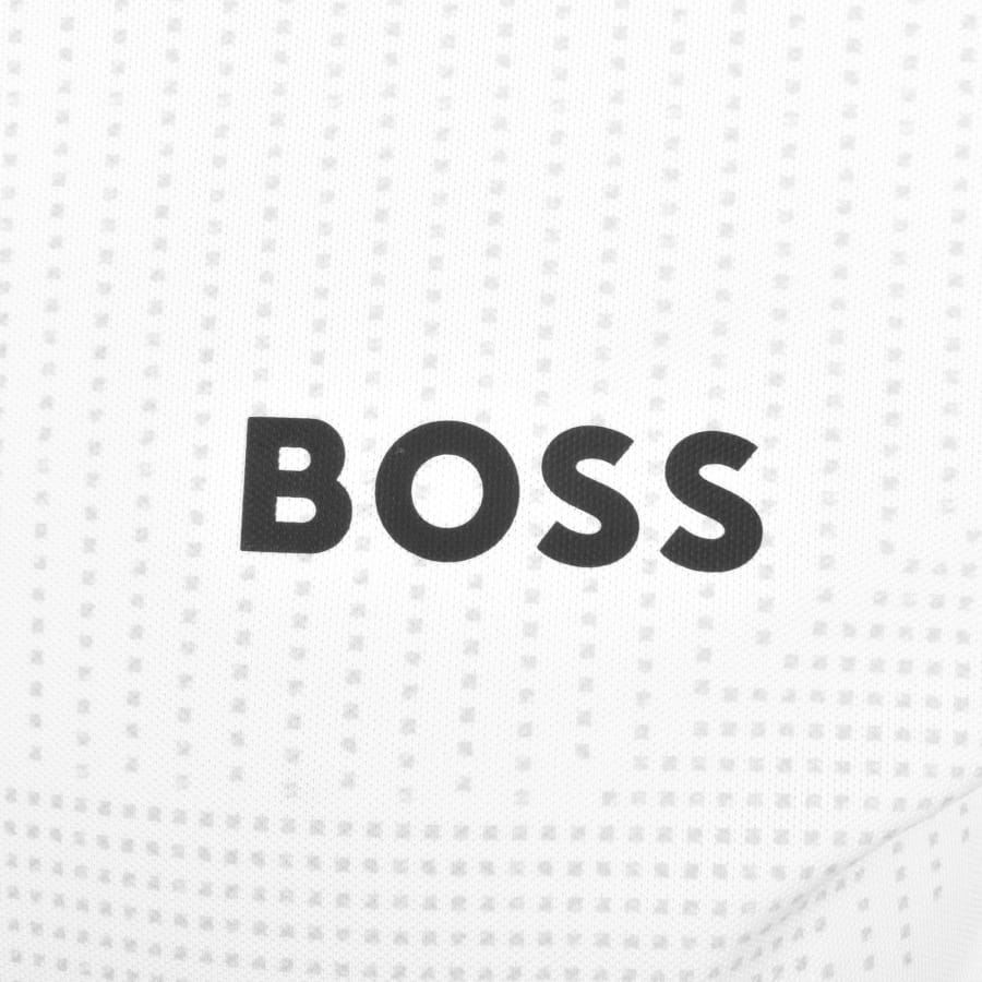 Image number 4 for BOSS Tee Tech T Shirt Off White